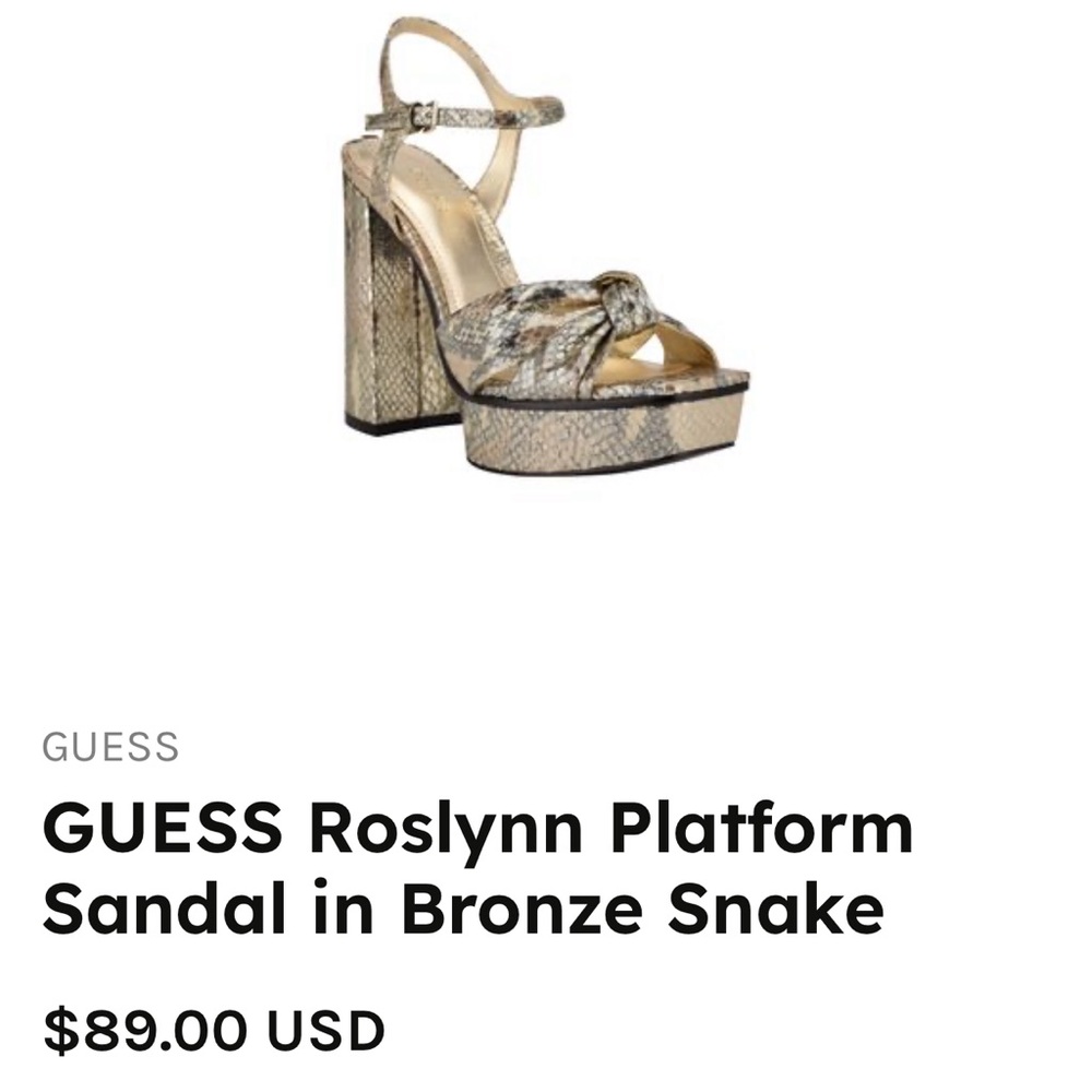 Guess Roslynn Platform heels